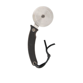 Chrome Hearts Ebony Wood & Silver Pizza Cutter
