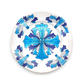 Chrome Hearts Painted Ceramic Plates Set Of Two