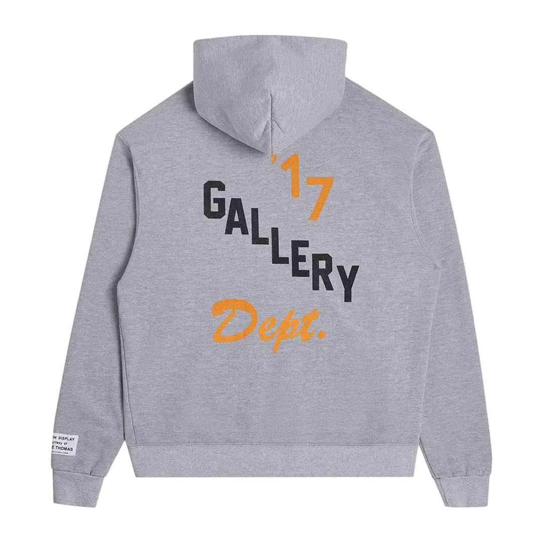 Gallery Dept. Boxing Merch Zip Up Hoodie Heather Grey