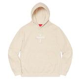 Supreme Cross Box Logo Hoodie Natural Beige