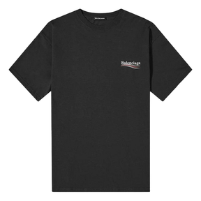 Balenciaga Political Campaign T-Shirt Black
