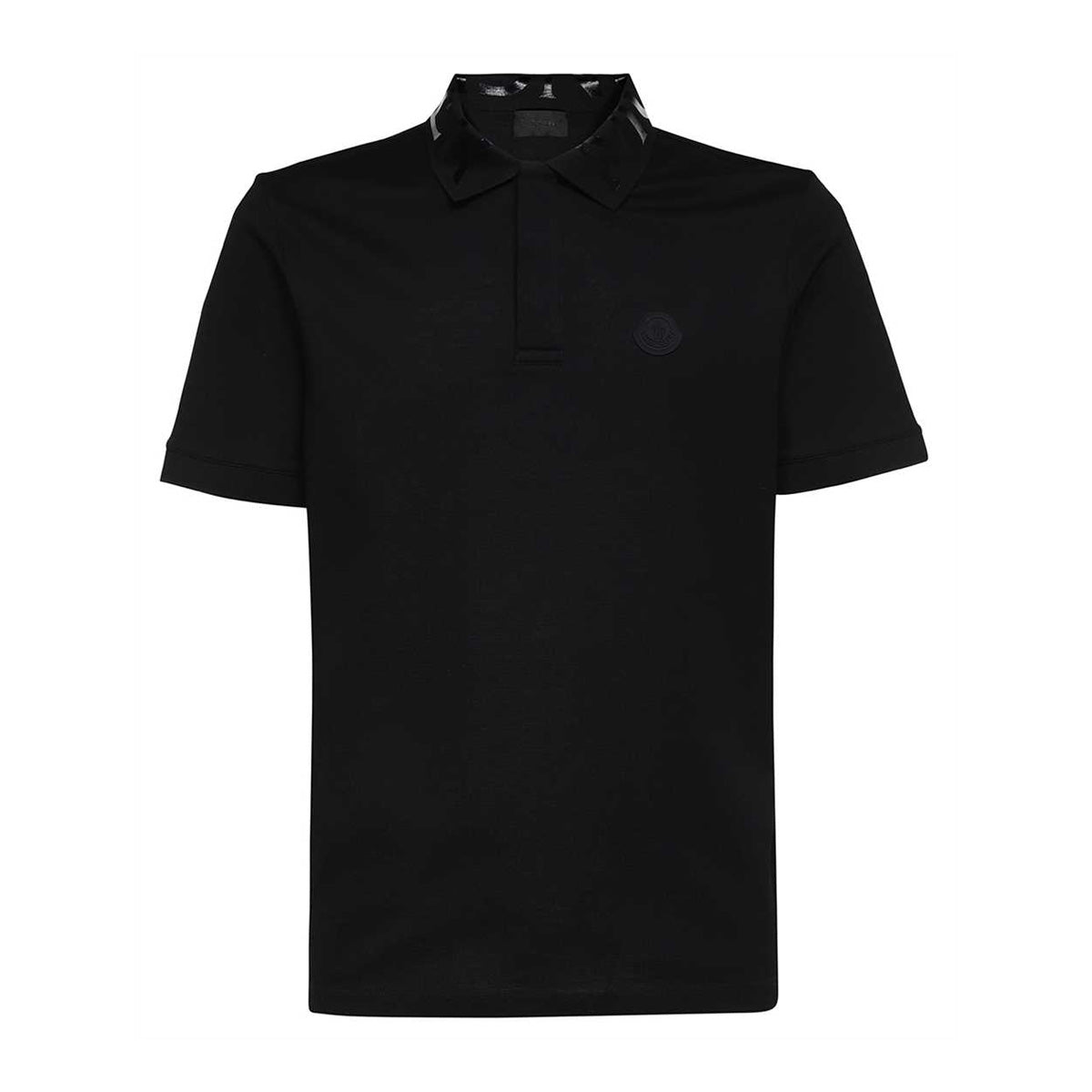 Moncler Polo Maniche Corte T-Shirt Black