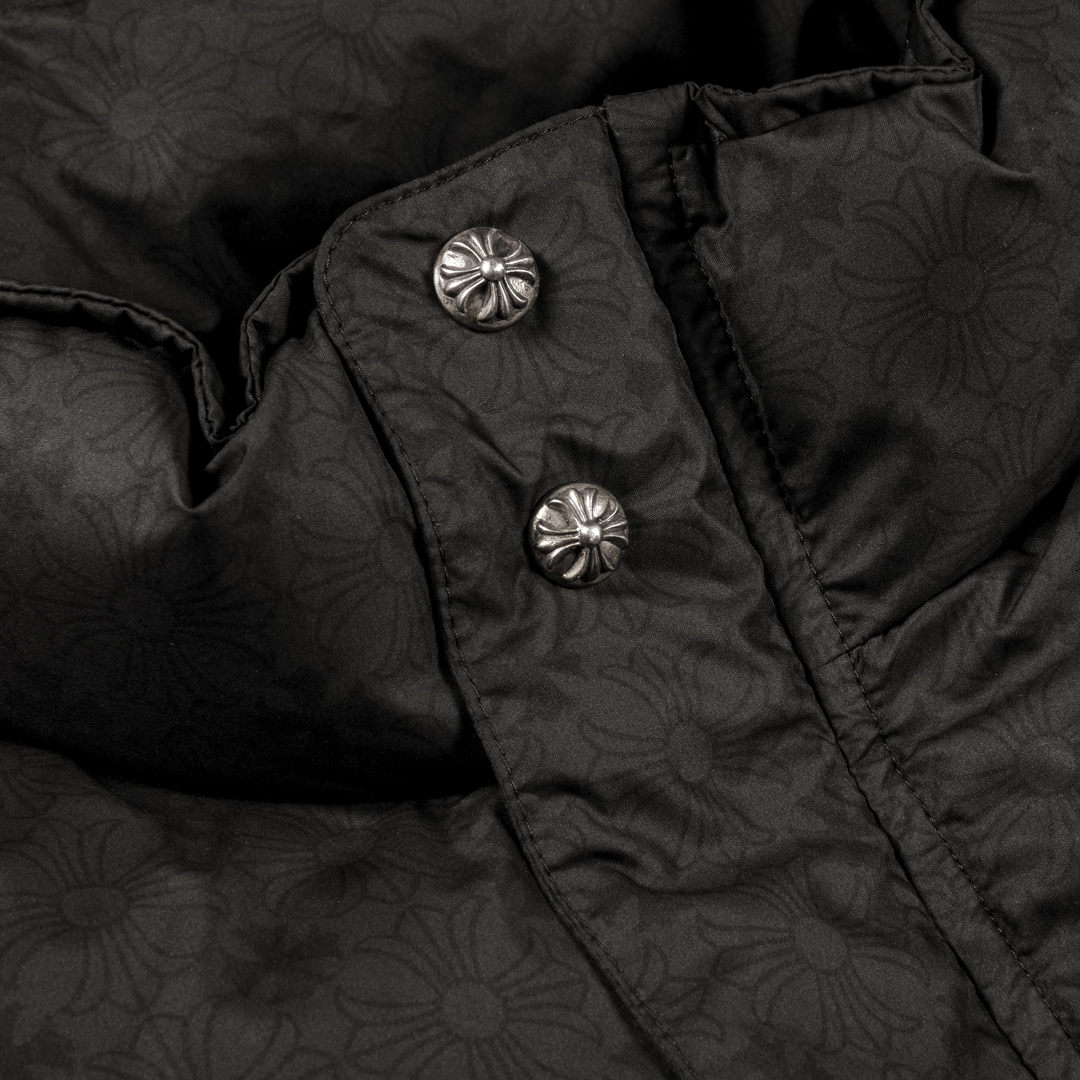 Chrome Hearts Monogram Puffer Jacket Black