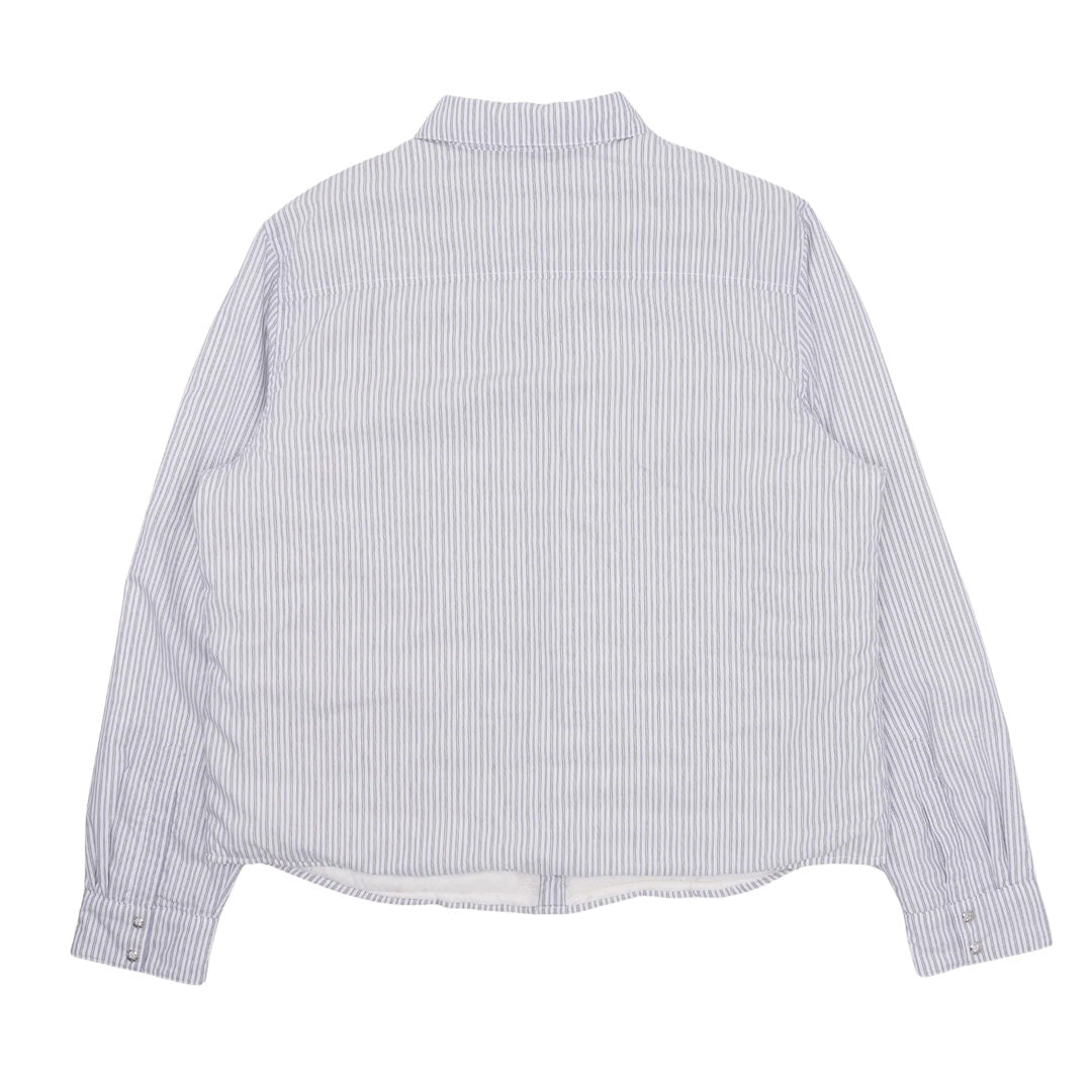 Chrome Hearts Striped Insulated Shirt Jacket