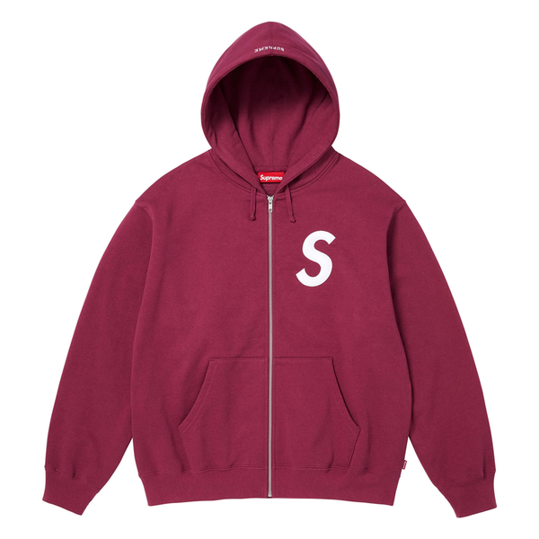 トップス Supreme S Logo Zip Up Hooded Sweatshirt Supreme S Logo Zip Up Hooded Sweatshirt (FW24) Light Olive Men's