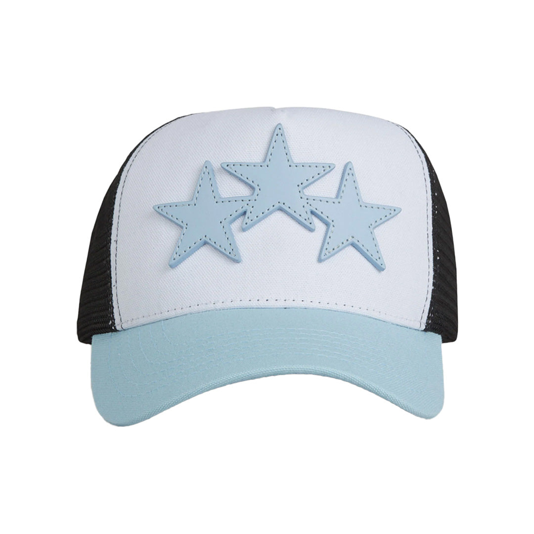 Amiri Three Stars Trucker Hat Blue