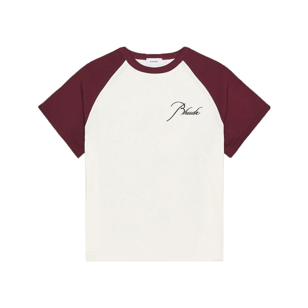 Rhude Bordeaux Signature T-Shirt