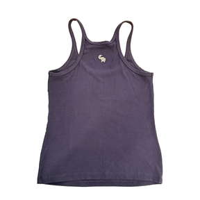 Chrome Hearts Embroidered Ribbed Tank Top Navy