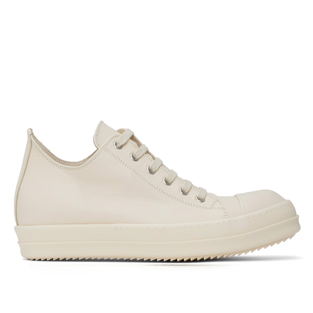 Rick Owens Hollywood Low Milk Sneak Sneakers