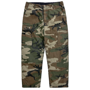 Chrome Hearts Black Patch Camo Cargo Ripstop Pants