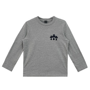 Chrome Hearts Triple Cross Hollywood Long Sleeve Grey