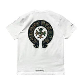Chrome Hearts Camo Horseshoe Pocket T-Shirt White