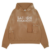 Satoshi Nakamoto 'Satoshi' Cargo Hoodie Brown