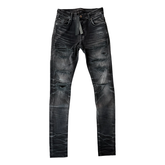 Amiri Sequin Patch Thrasher Jeans Faded Black