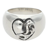 Chrome Hearts Silver Heart Ring