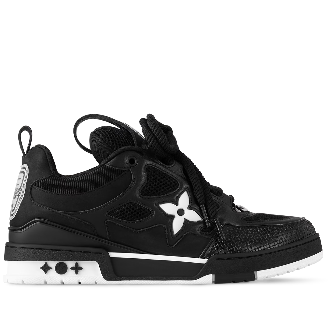 Louis Vuitton Skate Sneakers Black & White