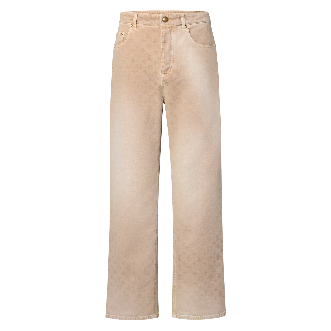 Louis Vuitton Monogram Denim Skate Pants
