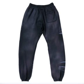 Hellstar Airbrushed Skull Sweatpants Black