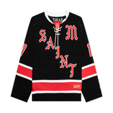 Saint Michael Hockey Jersey Black/Red