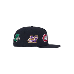Supreme Mascots S Logo New Era® Fitted Hat Navy