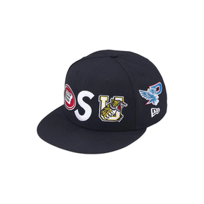 Supreme Mascots S Logo New Era® Fitted Hat Navy