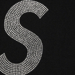 Supreme Swarovski S Logo Hoodie Black