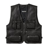 Supreme Leather Cargo Vest
