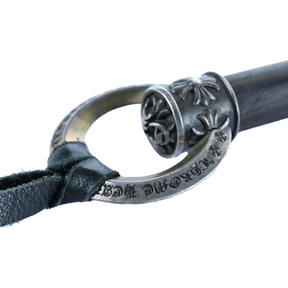 Chrome Hearts Ebony Wood and Silver Fly Swatter