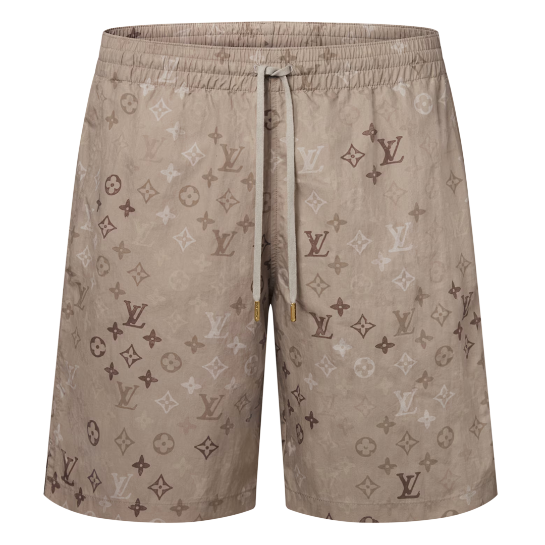 Louis Vuitton Monogram Swim Shorts Beige