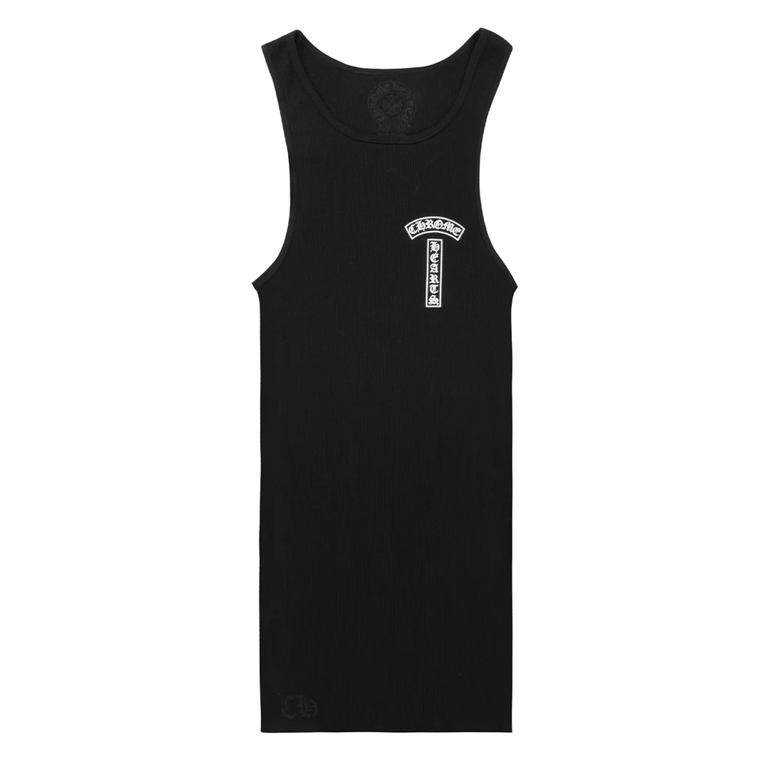 Chrome Hearts T Bar Rib Tank Top Black