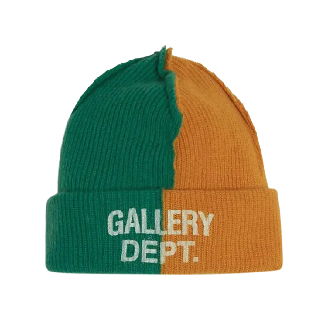 Gallery Dept. Green & Orange Topanga Logo Beanie