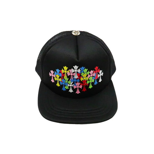 Chrome Hearts Multi Color Crosses Trucker Hat Black Kenshi Toronto