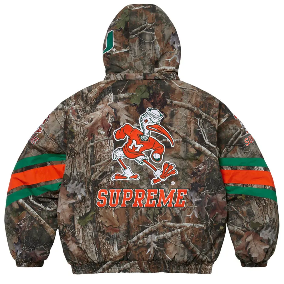 Supreme x Mitchell & Ness NCAA Stadium Bomber Jacket