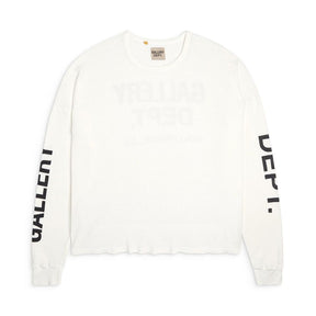 Gallery Dept. Thermal Long Sleeve T-Shirt Cream