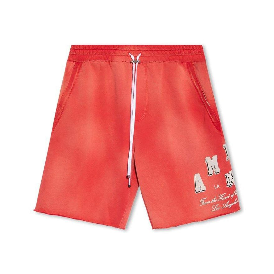 Amiri Vintage Collegiate Shorts Red