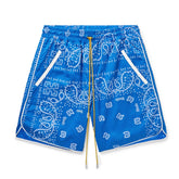 Rhude Bandana Track Shorts Blue