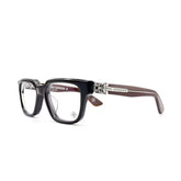 Chrome Hearts "Vagillionaire 2" Brown/Silver Glasses
