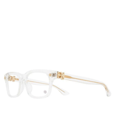 Chrome Hearts "Vagilante" Clear/Gold Glasses