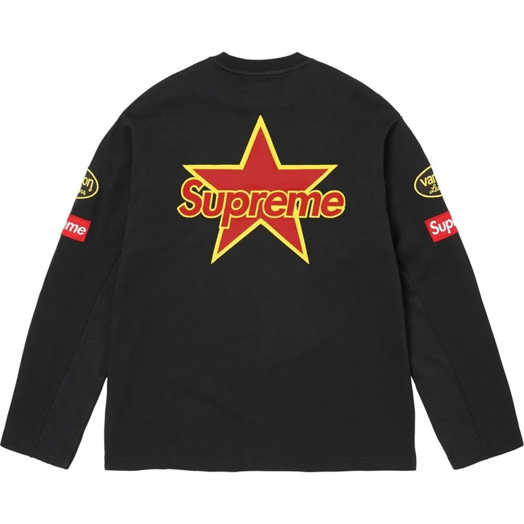 Supreme x Vanson Leathers® L/S Top Black