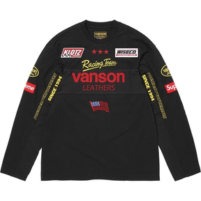 Supreme x Vanson Leathers® L/S Top Black