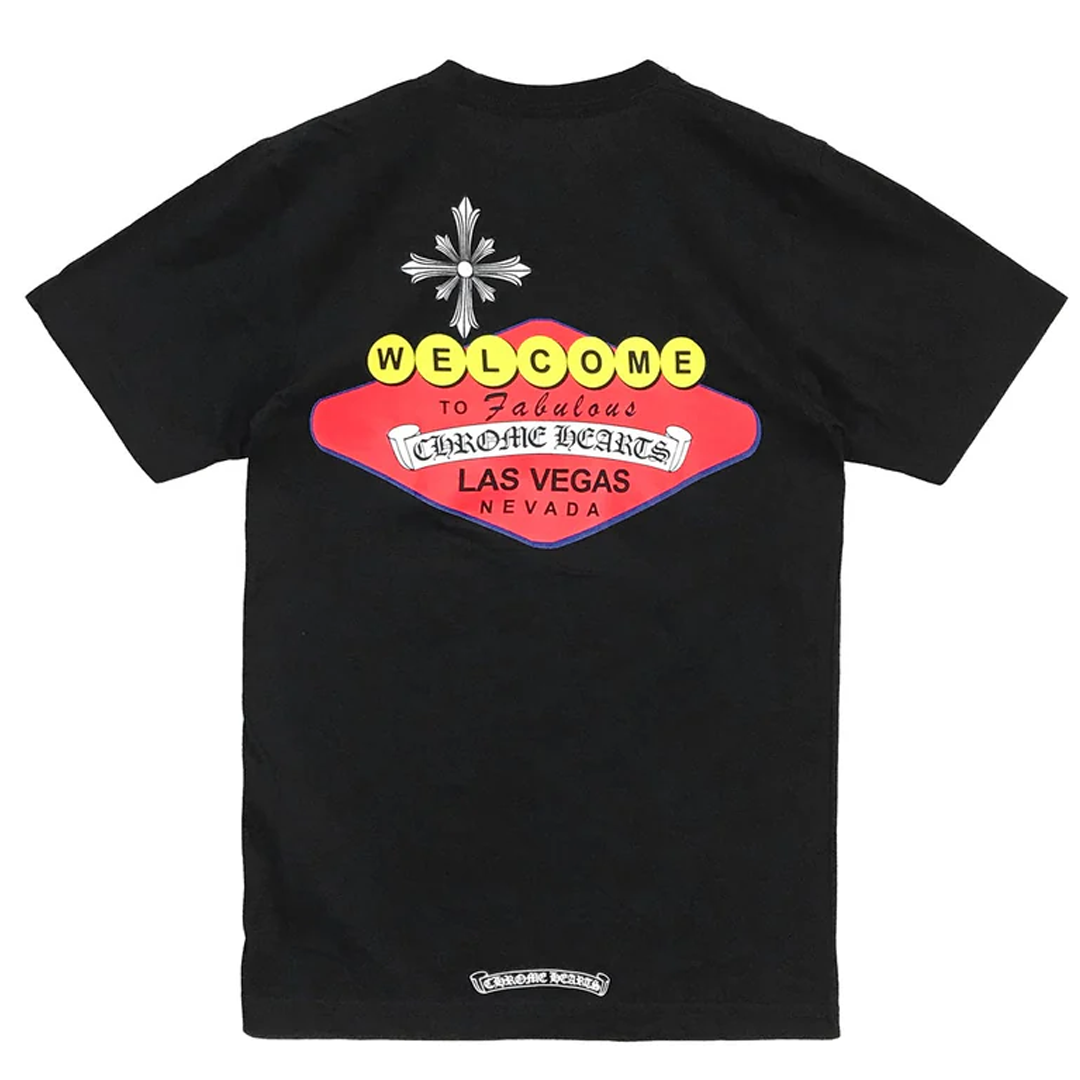 Chrome Hearts Las Vegas Exclusive Sign T-Shirt Black