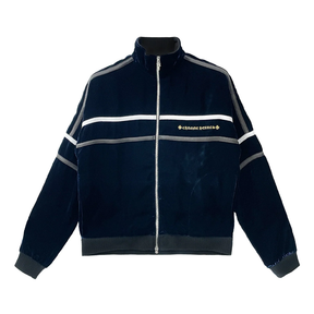 Chrome Hearts Velour Track Jacket Navy