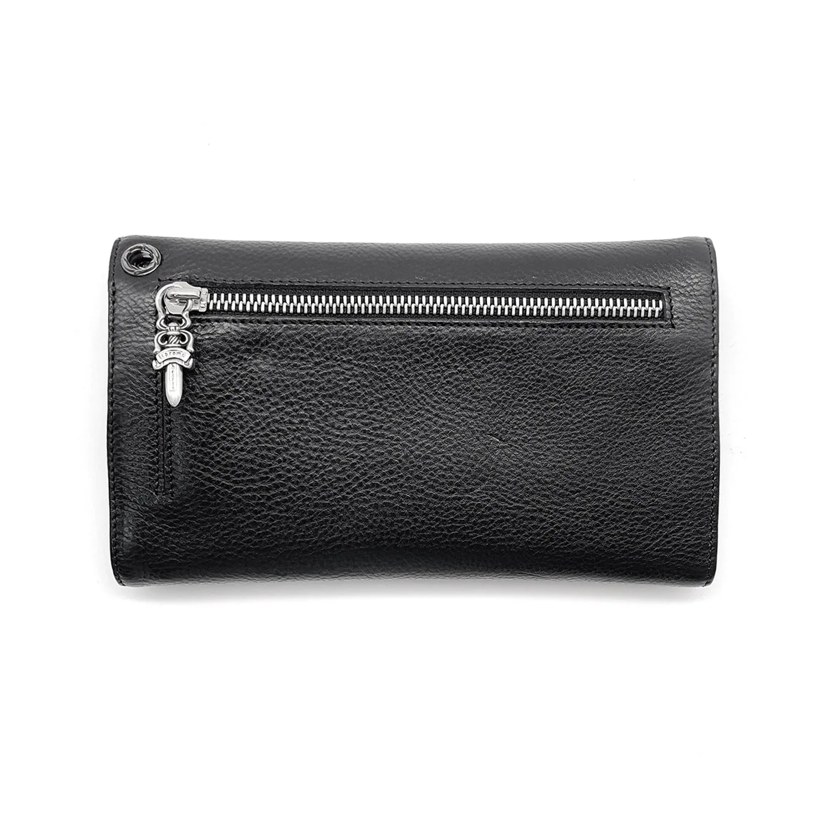 Chrome Hearts Wave Heavy Leather Long Wallet
