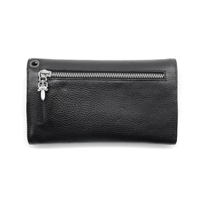 Chrome Hearts Wave Heavy Leather Long Wallet