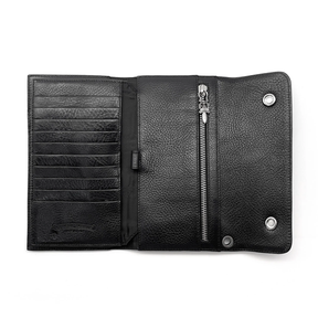 Chrome Hearts Wave Heavy Leather Long Wallet