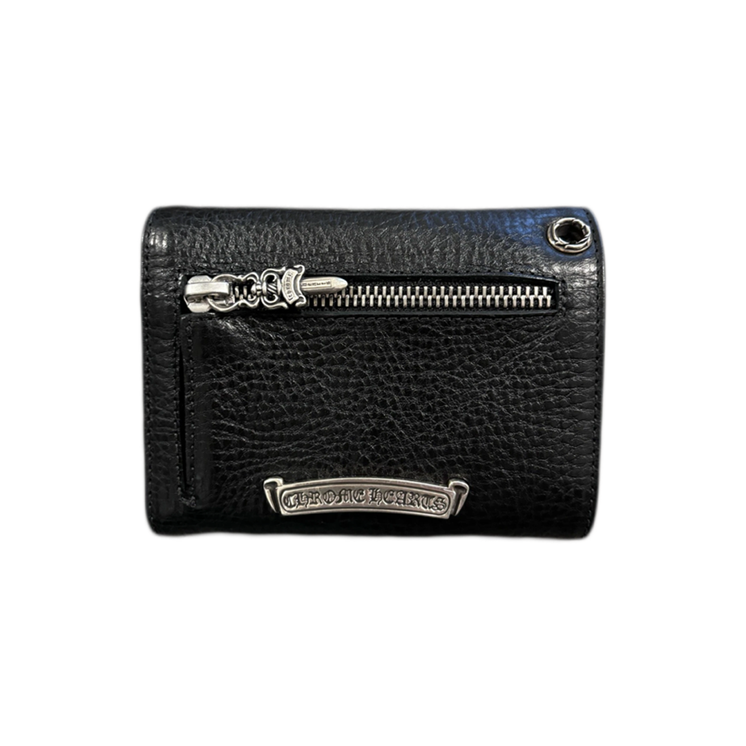 Chrome Hearts Mini Wave Heavy Leather Wallet