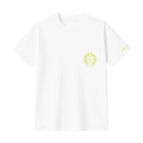 Chrome Hearts Neon Horseshoe Pocket T-Shirt White