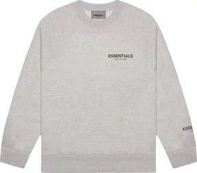 Fear of God Essentials Core Collection Crewneck Dark Heather Oatmeal