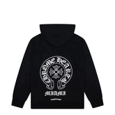 Chrome Hearts Miami Exclusive Horse Shoe Floral Hoodie Black