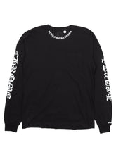 Chrome Hearts Neck Logo Long Sleeve T-Shirt Black